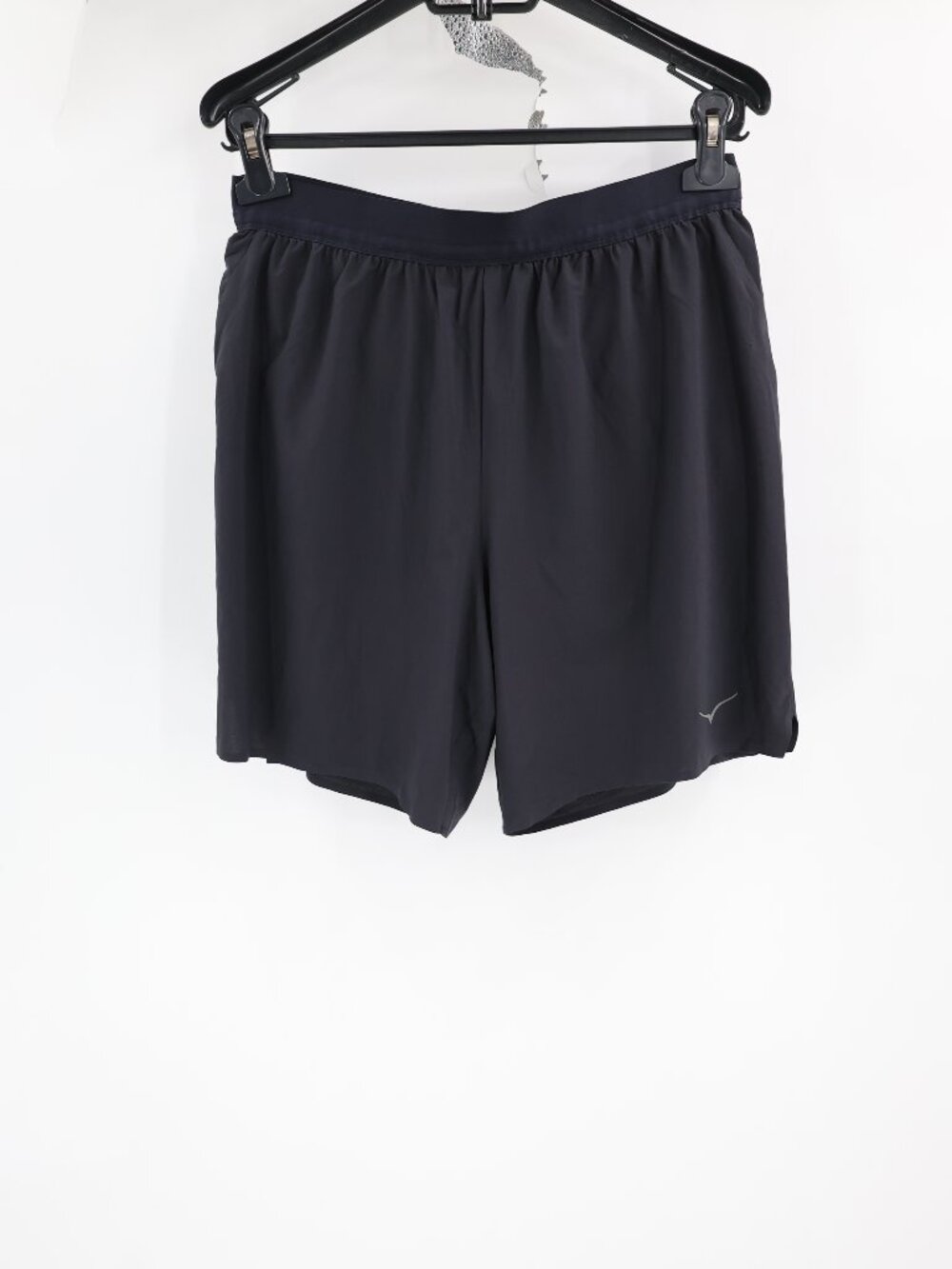 Hoka One One Shorts Mens Medium 7" Performance Lined Running Drawstring Black